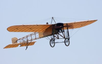 El Bleriot XI primer avion que voló en Panamá